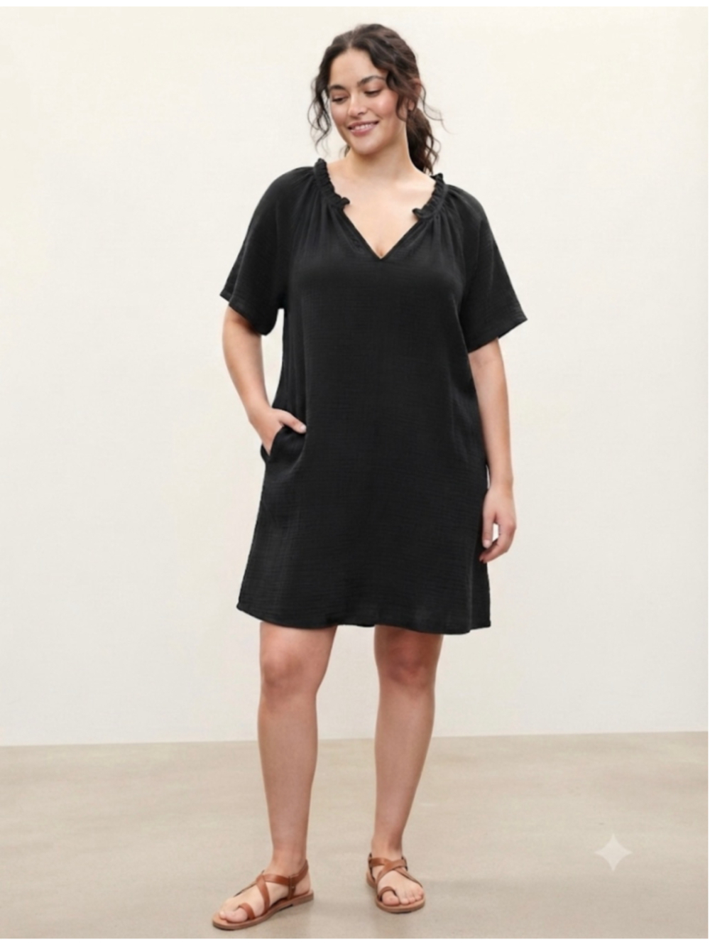 Old Navy Black Mini Dress Size XXL